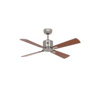 Casafan 942111 Eco Neo III Ventilador de Techo 103cm 22W Cromo Cepillado/Cerezo O Nogal
