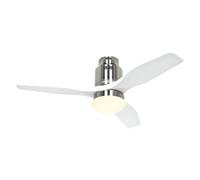 CasaFan Aerodynamix Eco 112 Ventilador de Techo Motor DC con Luz y Mando 112cm Blanco