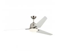 CasaFan Eco Aviatos Ventilador de Techo con Motor DC Luz y Mando Blanco