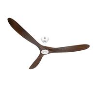 CasaFan Eco Genuino 318019 Ventilador de Techo con Mando a Distancia 30W 152cm Nuez/Blanco