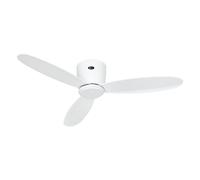 CasaFan Eco Plano II WE-WE Ventilador de Techo con motor Luz y Mando 13W Blanco