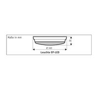 CasaFan Kit LED atenuable ventilador Eco Plano II, basalto