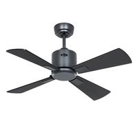CasaFan Smart Ventilador De Techo NEO 92 cm Con Mando DC Basalt Negro Teak