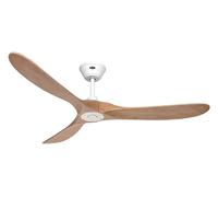 CasaFan Ventilador De Techo 315237 ECO GENUINO 152cm motor color Blanco y aspas color Roble