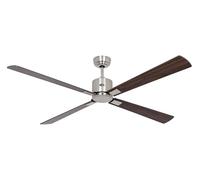 CasaFan Ventilador De Techo Con WiFi ECO NEO III 152cm 942313W Motor Cromo Cepillado/Aspas Reversibles Nogal Y Cerezo