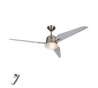CasaFan Ventilador de techo ECO AVIATOS, Ø 132 cm, plateado, CC, silencioso