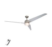 CasaFan Ventilador de techo ECO AVIATOS, Ø 162 cm, plateado, CC, silencioso