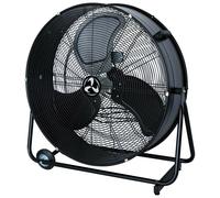 CasaFan Ventilador Industrial de Tambor DF800 Highflow Eco IP44 3 Aspas, Negro