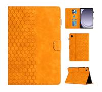 CASAFUNY Custodia Cover per Samsung Galaxy Tab A9 8.7 Pollici 2023 Copertura protettiva con Supporto e Auto Svegliati/Sonno Tablet Cover per Samsung Galaxy Tab A9 2023 (SM-X110 SM-X115), Naranja