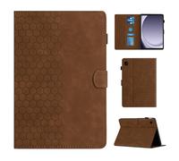 CASAFUNY Custodia Cover per Samsung Galaxy Tab A9 8.7 Pollici 2023 Copertura protettiva con Supporto e Auto Svegliati/Sonno Tablet Cover per Samsung Galaxy Tab A9 2023 (SM-X110 SM-X115), Marrón