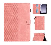 CASAFUNY Custodia Cover per Samsung Galaxy Tab A9 8.7 Pollici 2023 Copertura protettiva con Supporto e Auto Svegliati/Sonno Tablet Cover per Samsung Galaxy Tab A9 2023 (SM-X110 SM-X115), Rosa