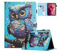 CASAFUNY Funda para Lenovo Tab P12 12.7 Pulgadas Protectora Carcasa Cover Lenovo Tab P12 TB-370F con Auto-Sueño/Estela para Lenovo Tab P12 2023, Búho