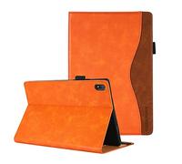 CASAFUNY Funda para Nokia T20 10.4” Tablet 2021 Funda de PU Cuero para TA-1392 TA-1397 TA-1394 con Función Reposo/Activación Automática Trasera para Nokia T20 10.4 Pulgadas, Naranja