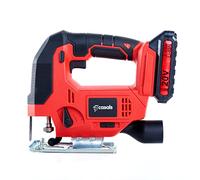 Casals - Sierra de Calar Sin Cable 20V | 2.0Ah 2500rpm | Corte ±45º Pendular 3 Modos | Baja Vibración | Fijación QUICKFIX | Madera/Acero/Aluminio | Batería Extraible e Intercambiable