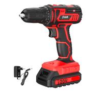 Casals - Taladro Percutor a Batería | 20V 2.0Ah Ion Litio | 18 Niveles de Par | 1400rpm 30Nm | 3en1 (Atornillador/Taladro/Percutor) | Recarga Intercambiable Extraíble