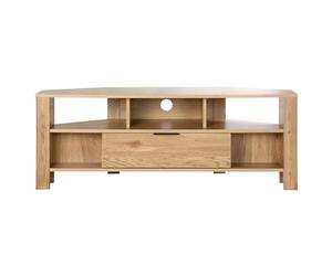 Casâme Mueble De TV De Esquina 1 Cajón Decoración Roble - L120 Cm