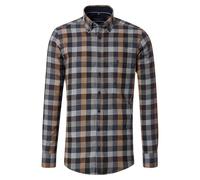 CASAMODA Camisa informal a cuadros Comfort Fit, azul oscuro, 4XL