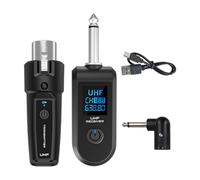 CasaNexa Micro XLR Micro Transmisor Receptor Inalámbrico para Guitarra, Micrófono Dinámico Profesional con Cable XLR-3.5mm, Aleación de Aluminio y ABS