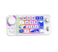 CasaNexa Teclado Mecánico para Juegos de Una Mano, Programable, Retroiluminación RGB, Intercambiable en Caliente, Compatible con iPad, Tablet, PC- Blanco
