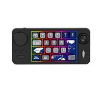 CasaNexa Teclado Mecánico para Juegos de Una Mano, Programable, Retroiluminación RGB, Intercambiable en Caliente, Compatible con iPad, Tablet, PC- Negro