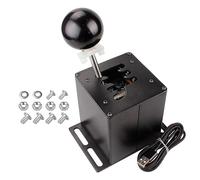 CasaNexa USB H-Pattern Shifter Simulator, Sequential Gear Stick for PC Racing Games, Compatible with Windows 10/7/XP, High Performance Replacement Part- Engranaje R de 6 Velocidades