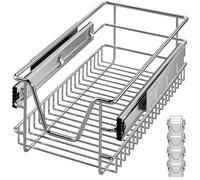 CASARIA® 4x Cajón Telescópico Armario Cocina 30cm Extraíble Carga 20Kg
