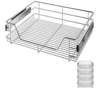 CASARIA 4x Cajón Telescópico Armario Cocina 60cm Extraíble Carga 20Kg
