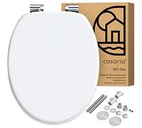 CASARIA Asiento Inodoro Automático Blanco Universal