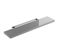 CASARIA Estantería para Pared Baldas Flotantes 110cm Fijación Invisible Repisa Multiusos Estante Madera