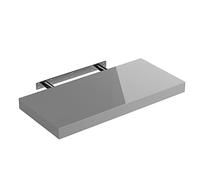 CASARIA Estantería para Pared Baldas Flotantes 50cm Fijación Invisible Repisa Multiusos Estante Madera