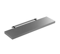 CASARIA Estantería para Pared Baldas Flotantes 90cm Fijación Invisible Repisa Multiusos Estante Madera