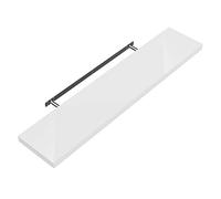 CASARIA Estantería para Pared Baldas Flotantes 90cm Fijación Invisible Repisa Multiusos Estante Madera