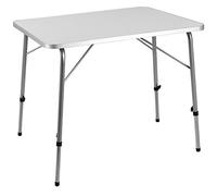 Casaria® Mesa de Picnic Plegable de Aluminio 80x55cm Altura Ajustable 50-69cm 6,5Kg Mesita de Camping