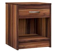 CASARIA® Mesita de Noche con Cajón 50x40x35cm para Cama Mueble Dormitorio Mesilla de Noche Auxiliar