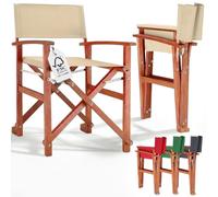 CASARIA Silla Director Plegable Madera Eucalipto Certificación FSC