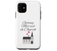 Casarse en la iglesia, compromiso de boda cristiana Carcasa para iPhone 11