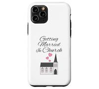 Casarse en la iglesia, compromiso de boda cristiana Carcasa para iPhone 11 Pro