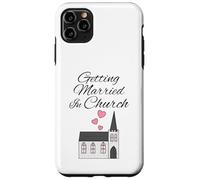 Casarse en la iglesia, compromiso de boda cristiana Carcasa para iPhone 11 Pro Max
