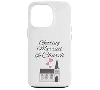 Casarse en la iglesia, compromiso de boda cristiana Carcasa para iPhone 13 Pro