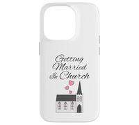 Casarse en la iglesia, compromiso de boda cristiana Carcasa para iPhone 14 Pro