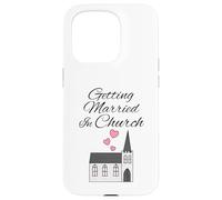 Casarse en la iglesia, compromiso de boda cristiana Carcasa para iPhone 15 Pro