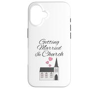 Casarse en la iglesia, compromiso de boda cristiana Carcasa para iPhone 16