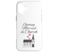 Casarse en la iglesia, compromiso de boda cristiana Carcasa para iPhone 16 Plus