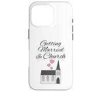 Casarse en la iglesia, compromiso de boda cristiana Carcasa para iPhone 16 Pro