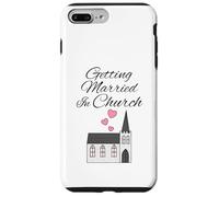 Casarse en la iglesia, compromiso de boda cristiana Carcasa para iPhone 7 Plus/8 Plus