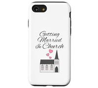 Casarse en la iglesia, compromiso de boda cristiana Carcasa para iPhone SE (2020) / 7 / 8