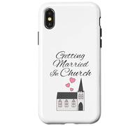 Casarse en la iglesia, compromiso de boda cristiana Carcasa para iPhone X/XS
