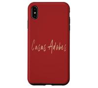 Casas Adobes Arizona Diseño elegante vintage Carcasa para iPhone XS Max