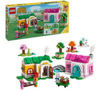 LEGO Animal Crossing Casas Creativas: Diversión Estacional - Juguete 2 en 1 de Maqueta de Casa y Minifiguras de Parches, Rosalina y Colmillo - Regalo Gamer para Niñas y Niños de 7+ Años 77057