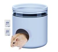 Casas de hámster y escondite, caseta de hámster | pequeño Animal Oculto protección - Creativo de frío - Protección con 2 Bolsas de Hielo para Mascotas Hábitat Oculto Juego de Dormir